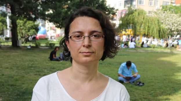Prof Derya Keskin lost her university job after signing a peace declaration