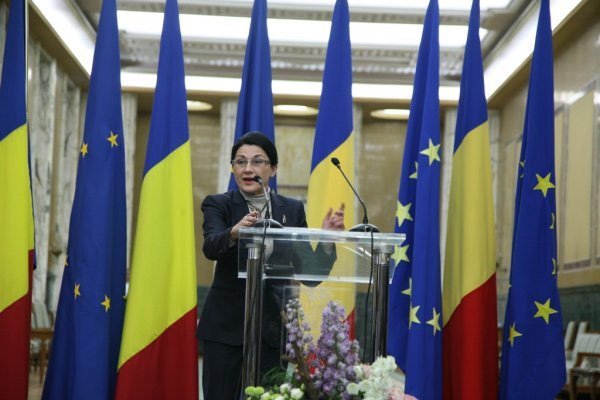 Romanian Minister of Education Ecaterina Andronescu
