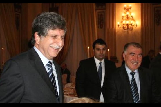 Zaman daily columnist Abdullah Aymaz (on the right), who was at the dinner, noted that only dialogue will make the world an island of peace and serenity.