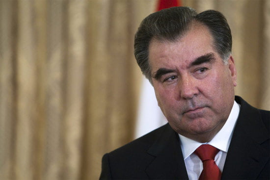 Tajik President Emomali Rahmon