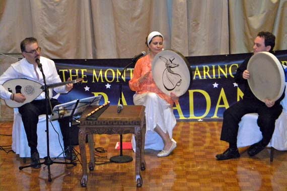 The dinner featured live Sufi music. (Photo by Jim Mancari)