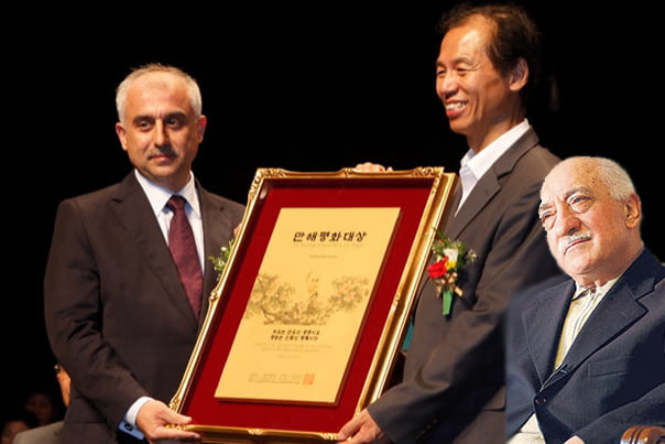 Journalists and Writers Foundation (GYV) President Mustafa Yeşil received the prestigious award on behalf of Gülen