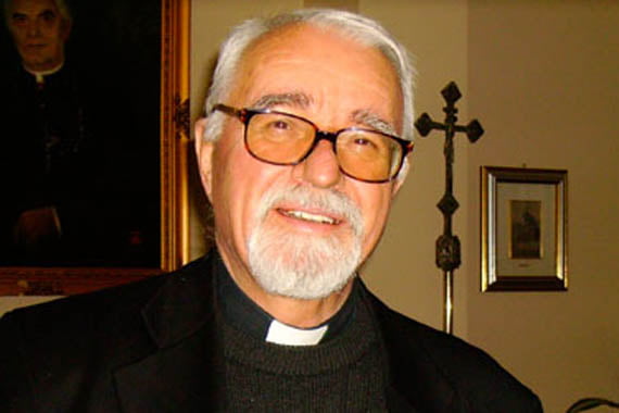 The spiritual leader of the Latin Catholic Community, Louis Pelatre