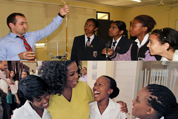 Upper part: a Gulen-inspired school; Lower part: Oprah's Leadership Academy