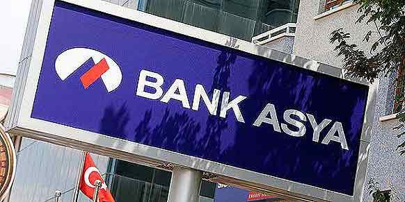 A Bank Asya logo is seen at a branch in Ankara. (Photo: Reuters)