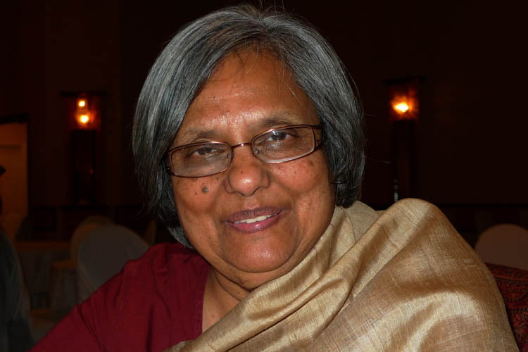 Peace activist and iconic leader Mahatma Gandhi's granddaughter, Ela Gandhi