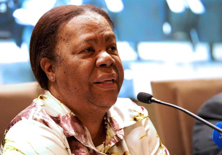 South African Science and Technology Minister Naledi Pandor 