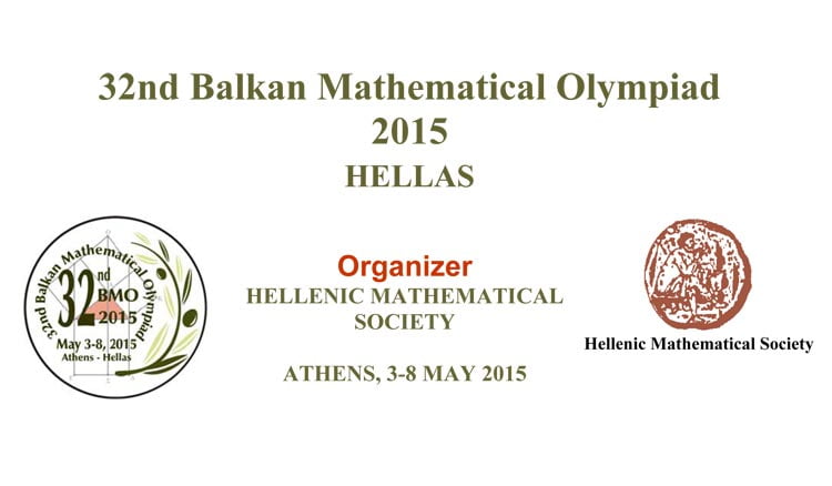 32nd Balkan Mathematical Olympiad
2015 