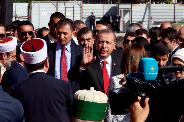 Erdogan during his visit in Albania on May 11, 2015 | Photo by 