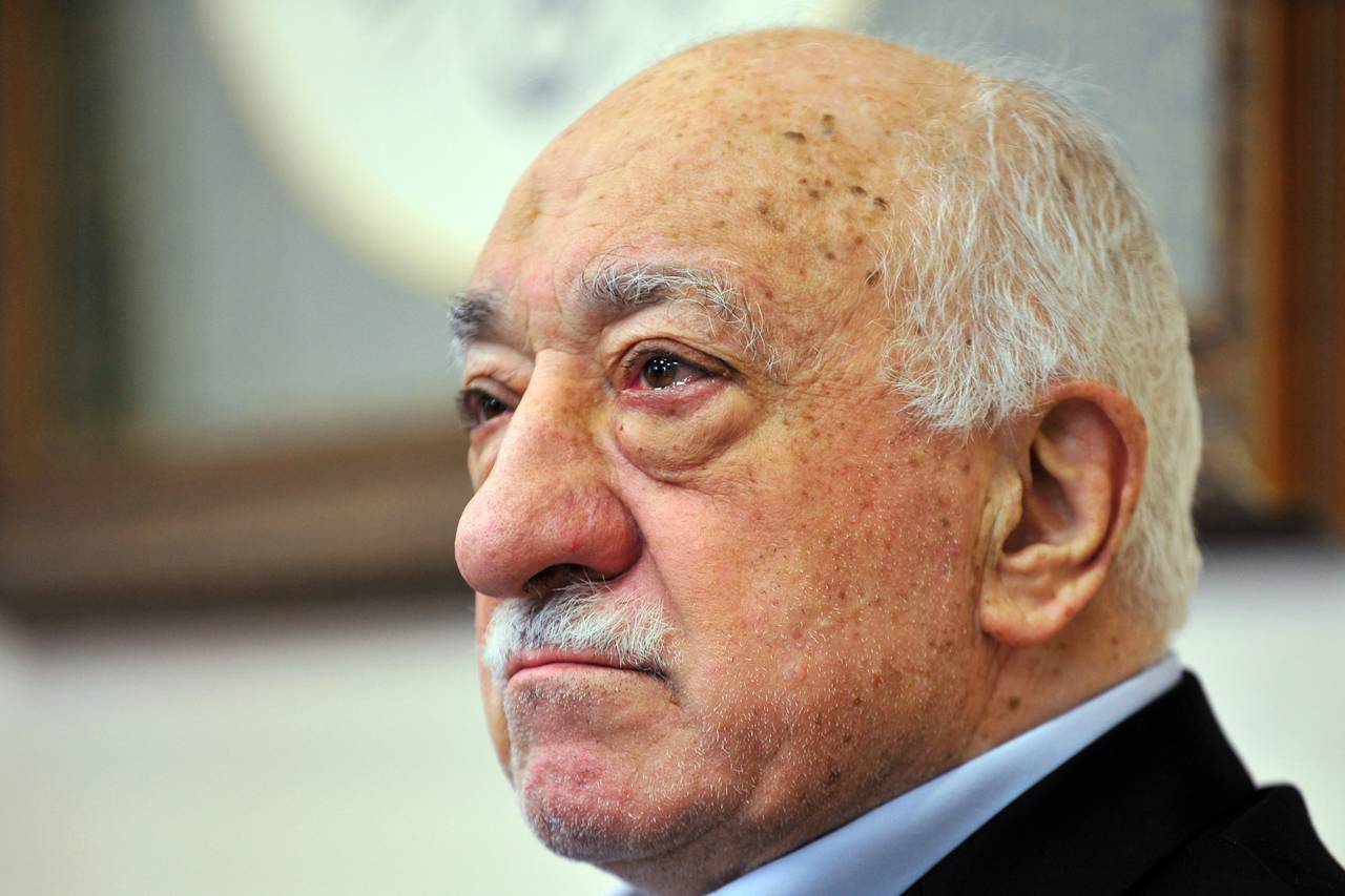 Islamic cleric Fethullah Gulen speaks to members of the media at his compound on July 17 in Saylorsburg, Pa. PHOTO: CHRIS POST/ASSOCIATED PRESS