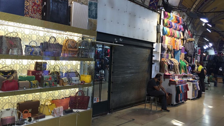 Stores are closing at Istanbul's famous covered bazaar.