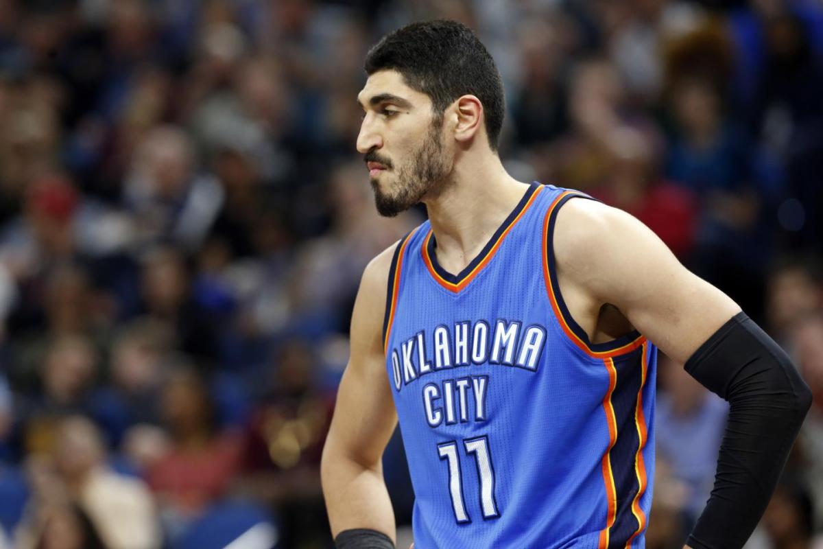 Thunder center Enes Kanter, who was detained in a Romanian airport last week after the Turkish government canceled his passport, is being labeled a terrorist by government officials in his home country. Kanter is an outspoken critic of Turkey's president Recep Tayyip Erdogan. 
