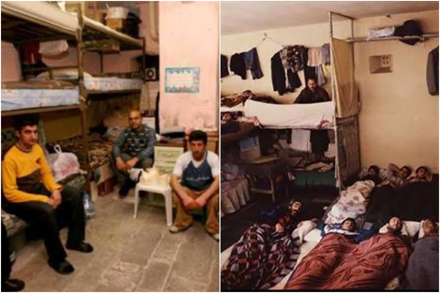 Images of Turkish prisons from last 5-10 years. Currently, Turkish prisons capacity is almost 220,00 and some 300,000 inmates are prisons tens of thousands whom are in lengthy pretrial detention or sentenced without evidence (HizmetNews).